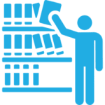 library-blue